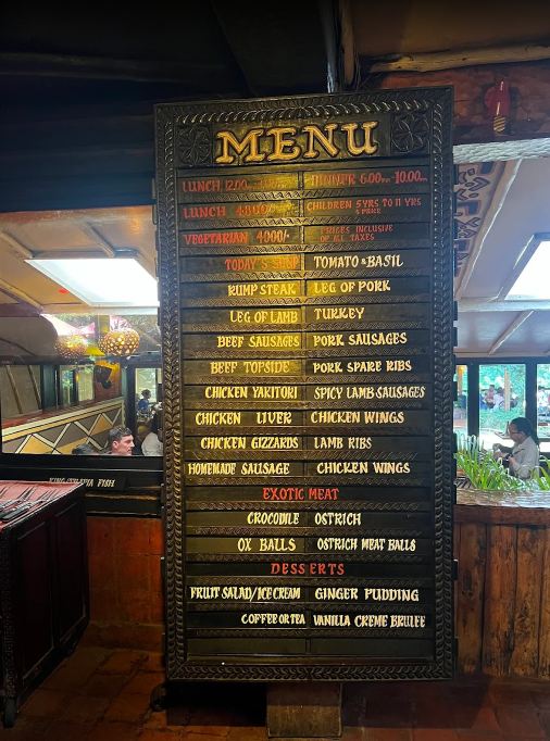 carnivore menu